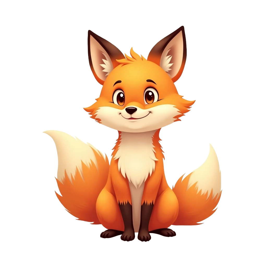 Cute Cartoon Fox